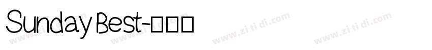 Sunday Best字体转换